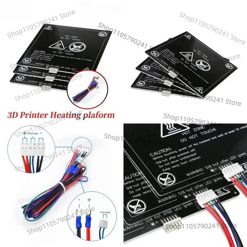 3D Printer Bed - 12V 24V MK3 Aluminum Heated Bed