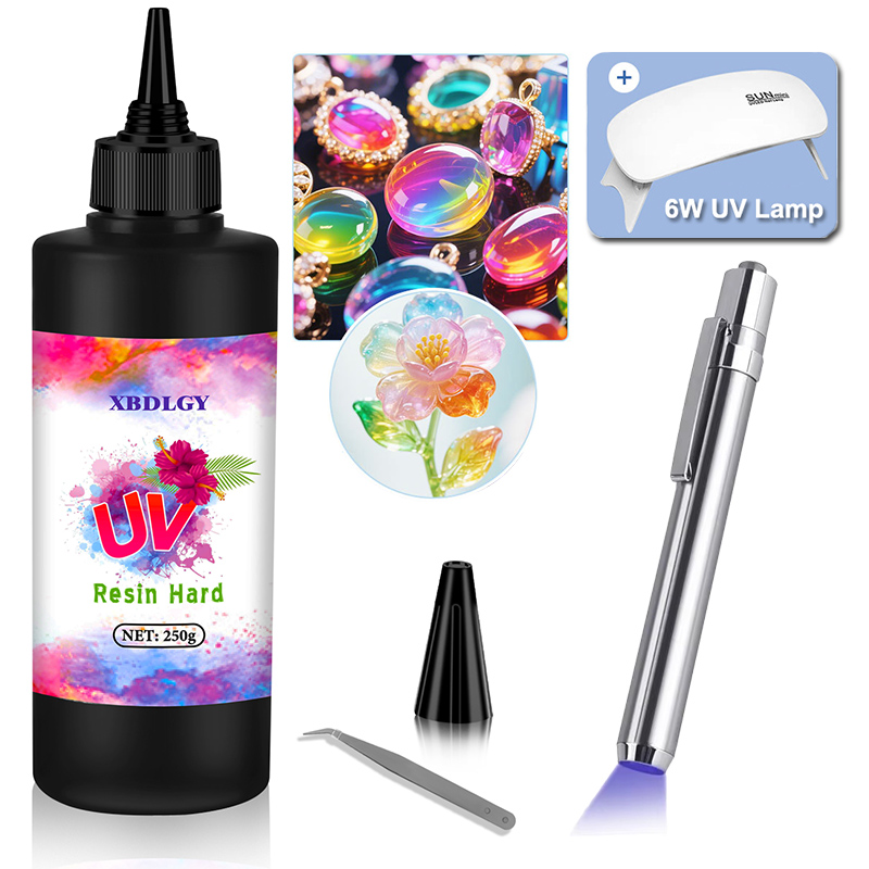 Uv Resin - 200g/250g/500g UV Resin Hard Glue for