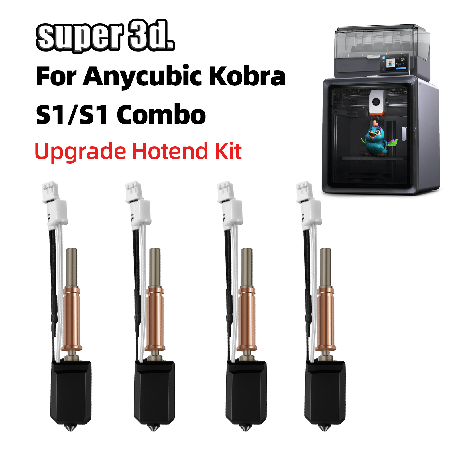 Hotend Assembly - For Anycubic Kobra S1 Hotend Kobra