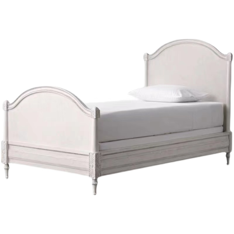 French retro old solid wood be - огляд і ціна Carriage Bed
