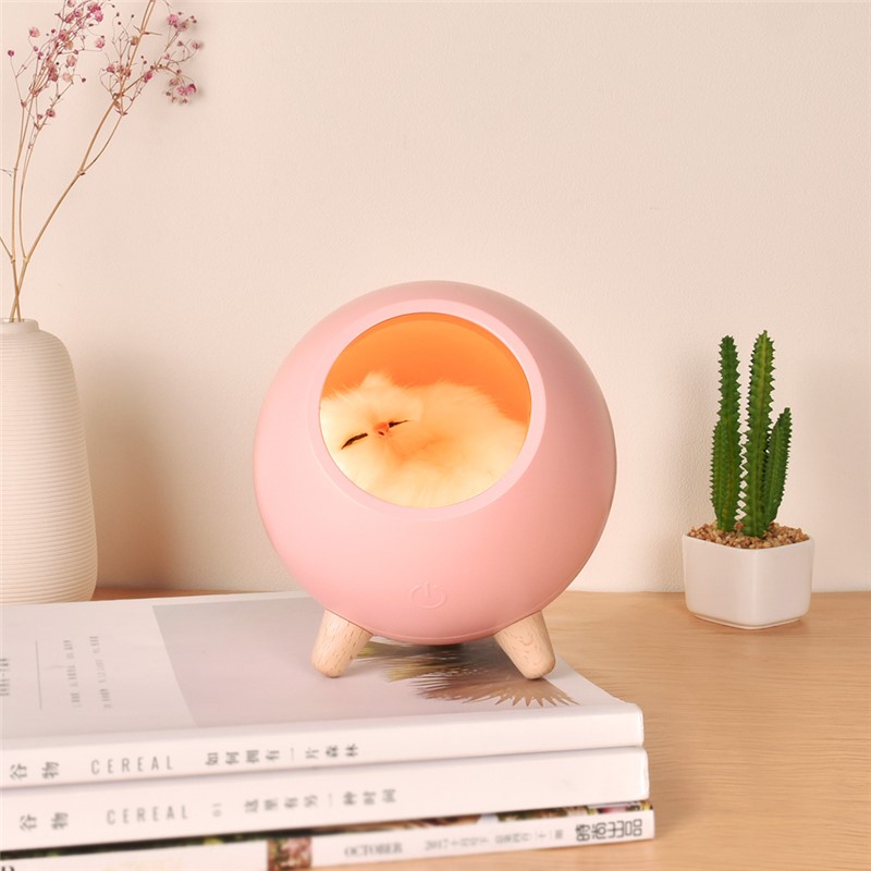 Cute Cat LED Lamp Night Light  - огляд і ціна Cr Touch