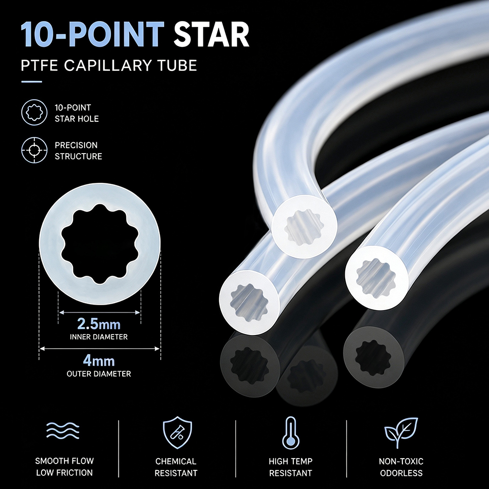 Star Shaped PTFE Tube Multicol - огляд і ціна Ptfe Tube