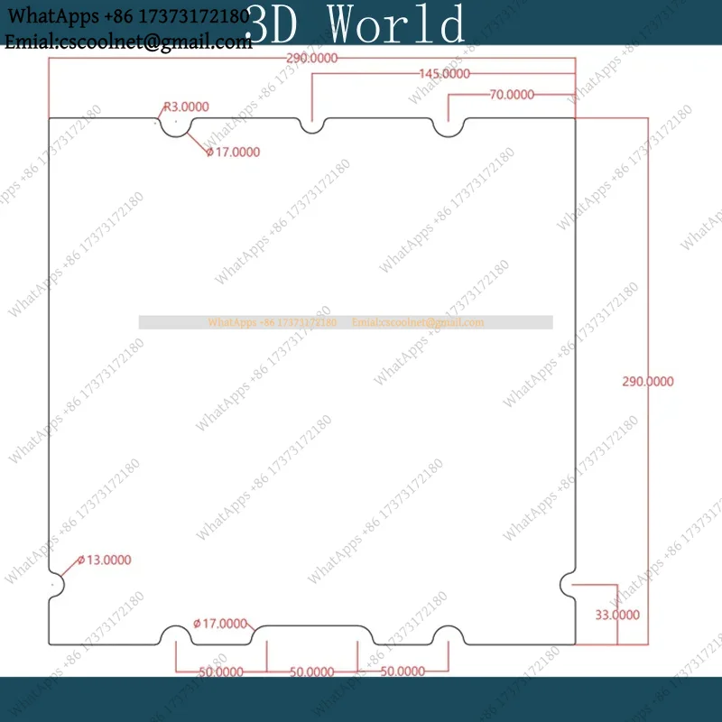 JS04 3D Printer Accessories Si - огляд і ціна 3D Printer Bed