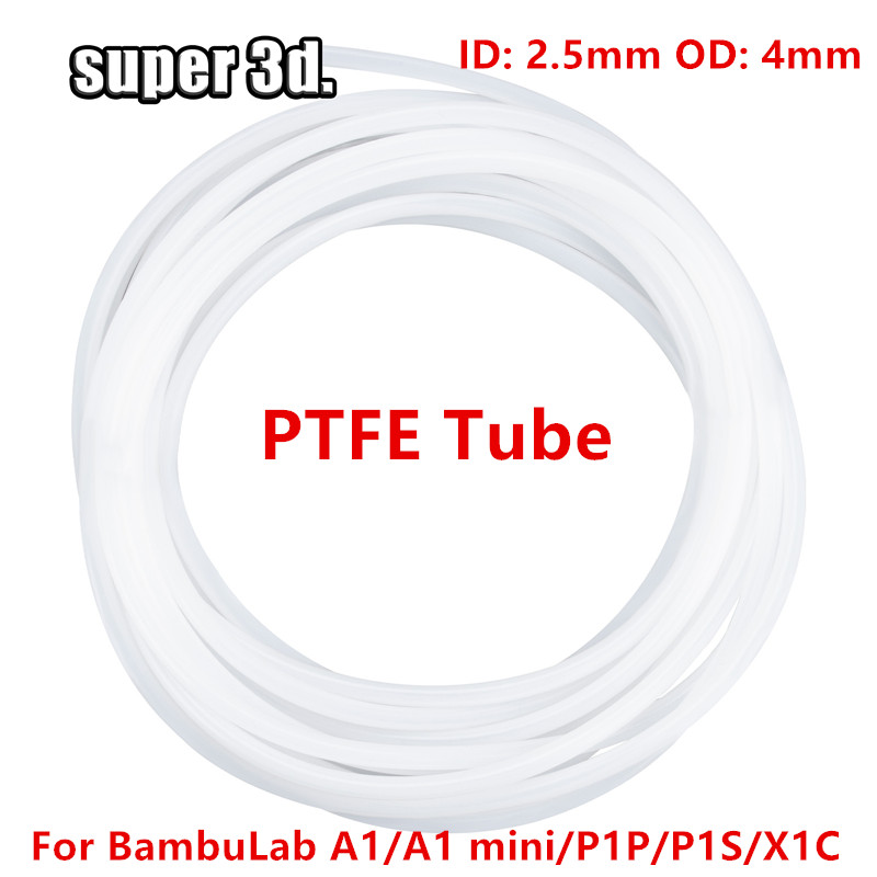 1/2/50M Bambu Lab PTFE Tube ID - огляд і ціна Bowden Tube