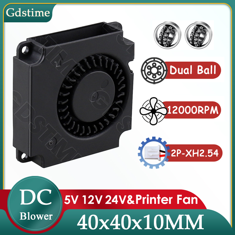 Gdstime 4010 Fan 24V 12V 5V 40 - огляд і ціна Hotend Assembly