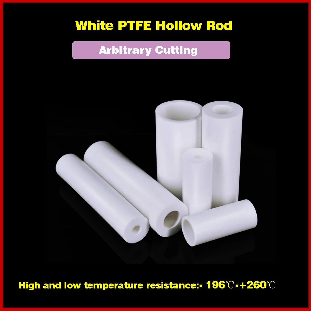 1Pcs ID 5-20mm White PTFE Tube - огляд і ціна Ptfe Tube