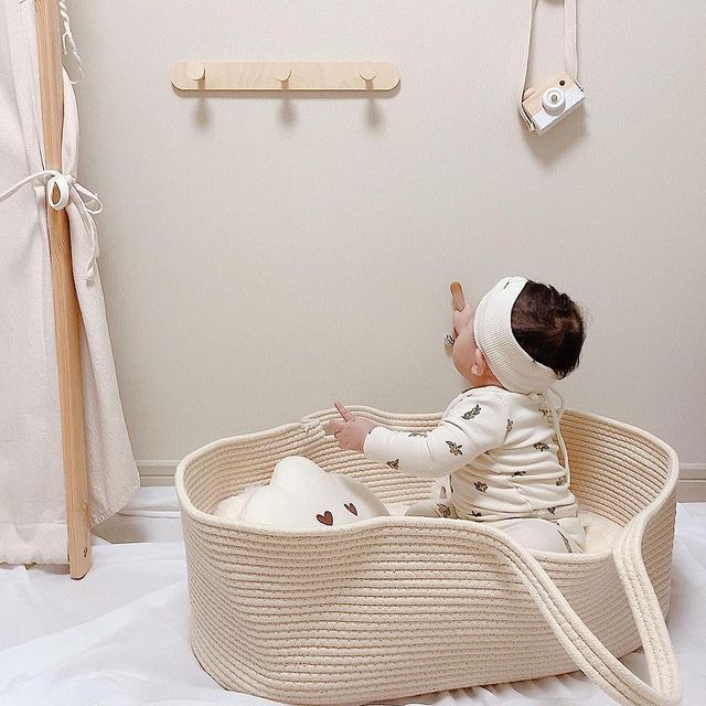 Ins Wind New Cotton Rope Woven - огляд і ціна Carriage Bed