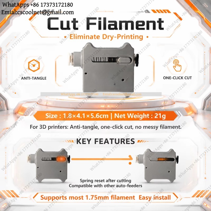 JS03 Automatic Filament Cutter - огляд і ціна Pla Filament