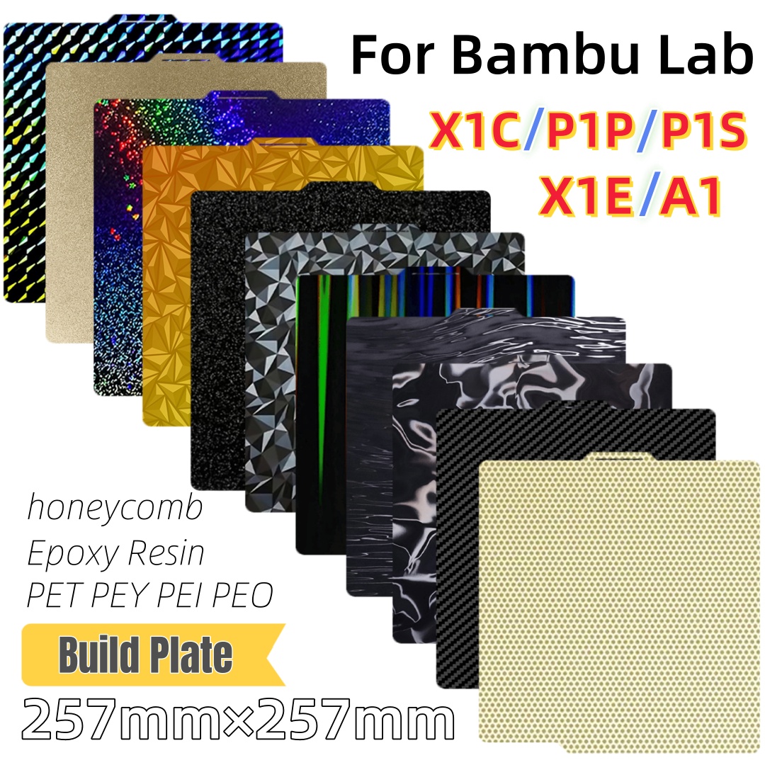 Build Plate 257x257 Spring Ste - огляд і ціна 3D Printer Bed