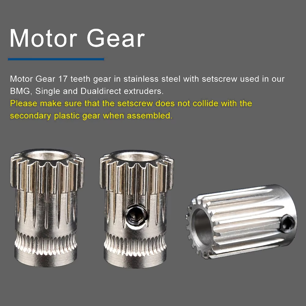 Dual Drive Gear Hardened Steel - огляд і ціна Direct Drive Extruder