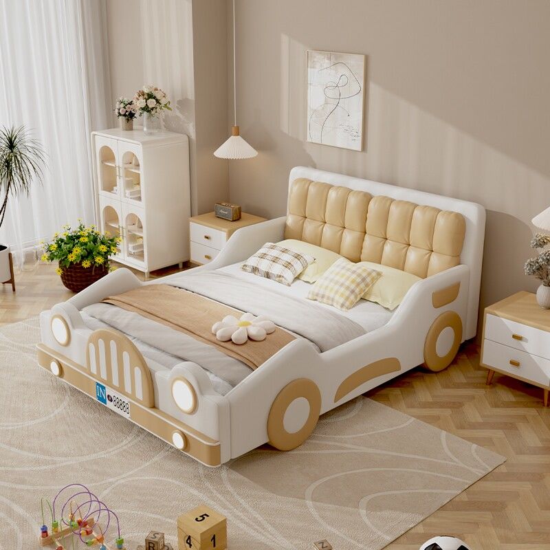 *Modern Creamy Style Kids Car  - огляд і ціна Carriage Bed