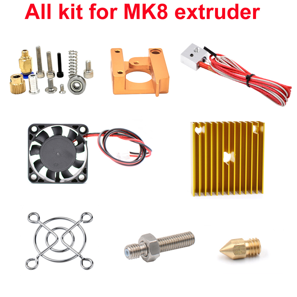 MK8 Extruder Kits J-head Hoten - огляд і ціна Filament 1.75