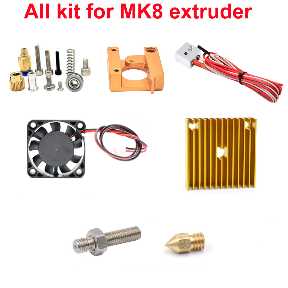 MK8 Extruder Kits J-head Hoten - огляд і ціна Filament 1.75