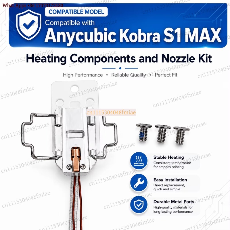 Anycubic Kobra S1 MAX Heating  - огляд і ціна Hotend Assembly
