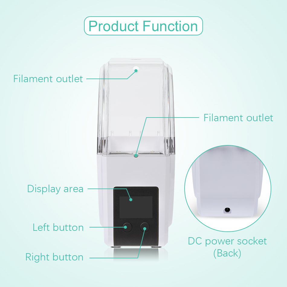 SUNLU Filament Dryer S1 Plus B - огляд і ціна Filament 1.75